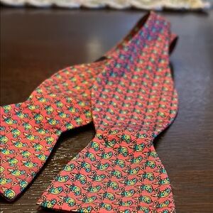 Silk Dressy Casual Parrot Bow Tie
